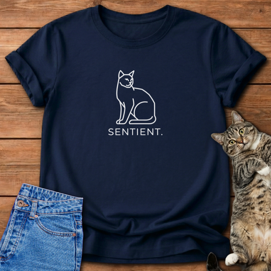 Sentient Cat T-Shirt