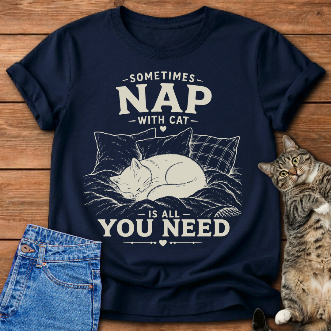Nap With Cat T-Shirt