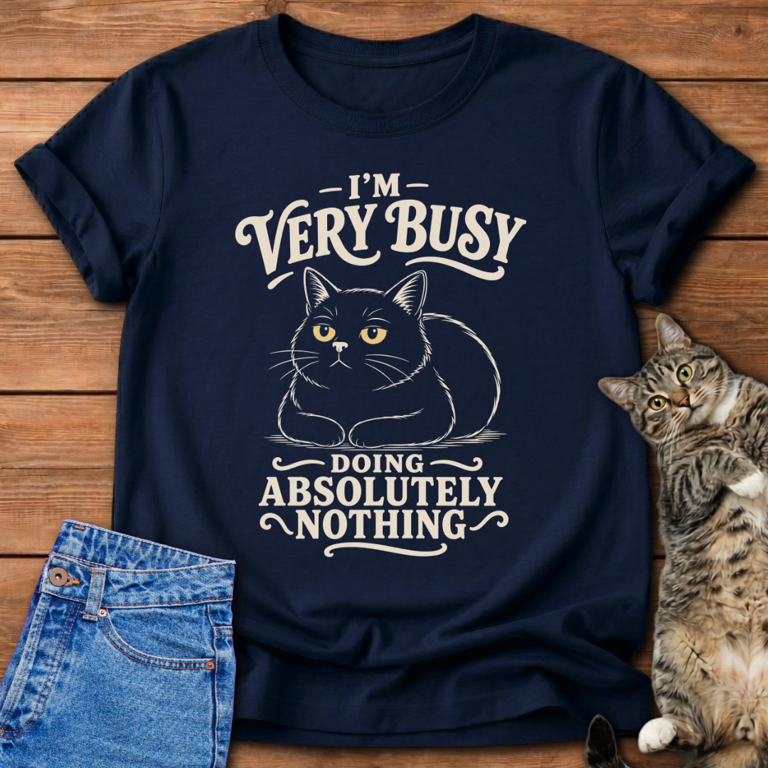 Busy Cat T-Shirt