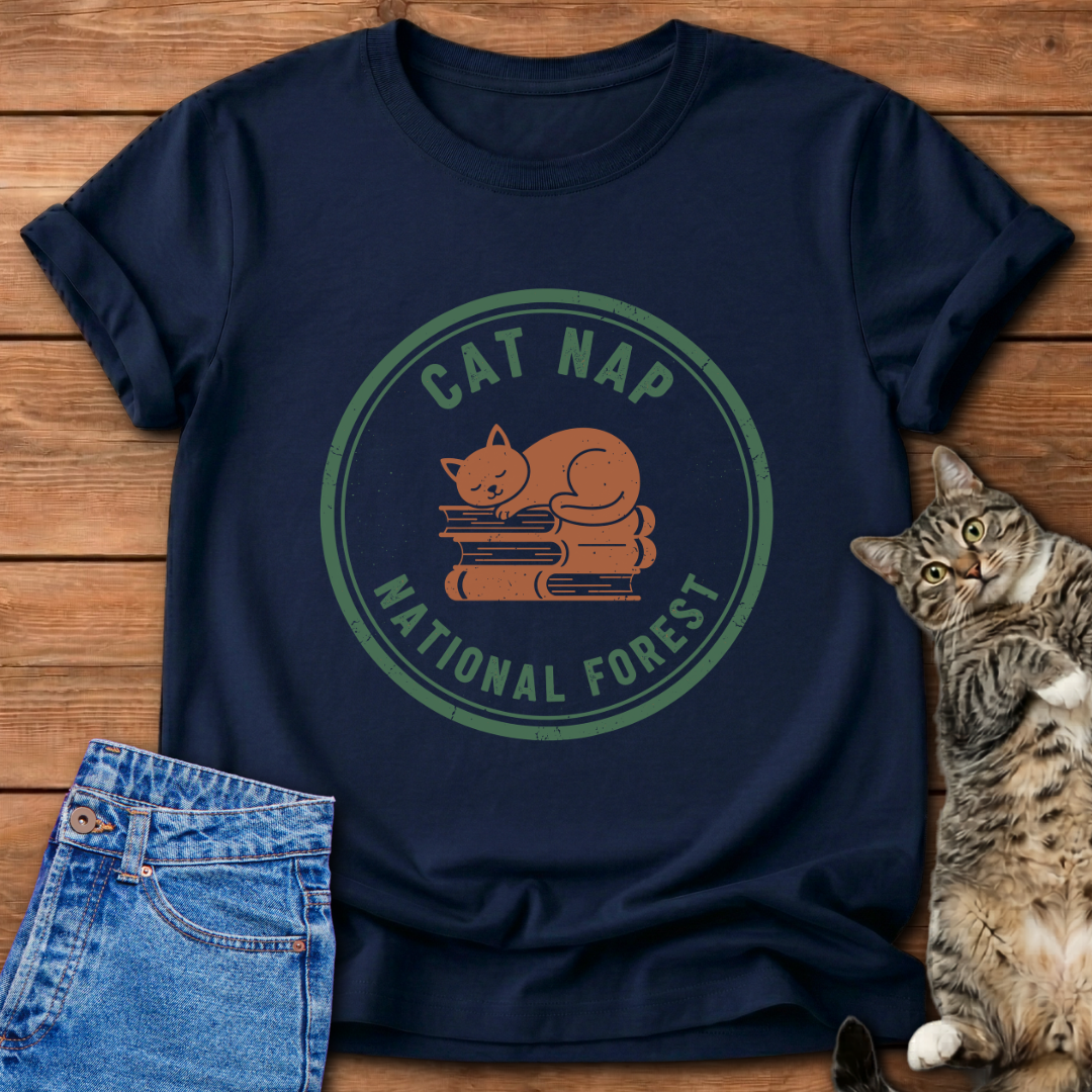 Cat Nap Forest T-Shirt
