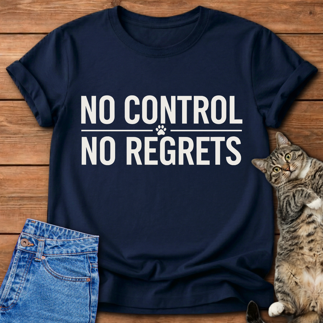 No Control No Regrets T-Shirt
