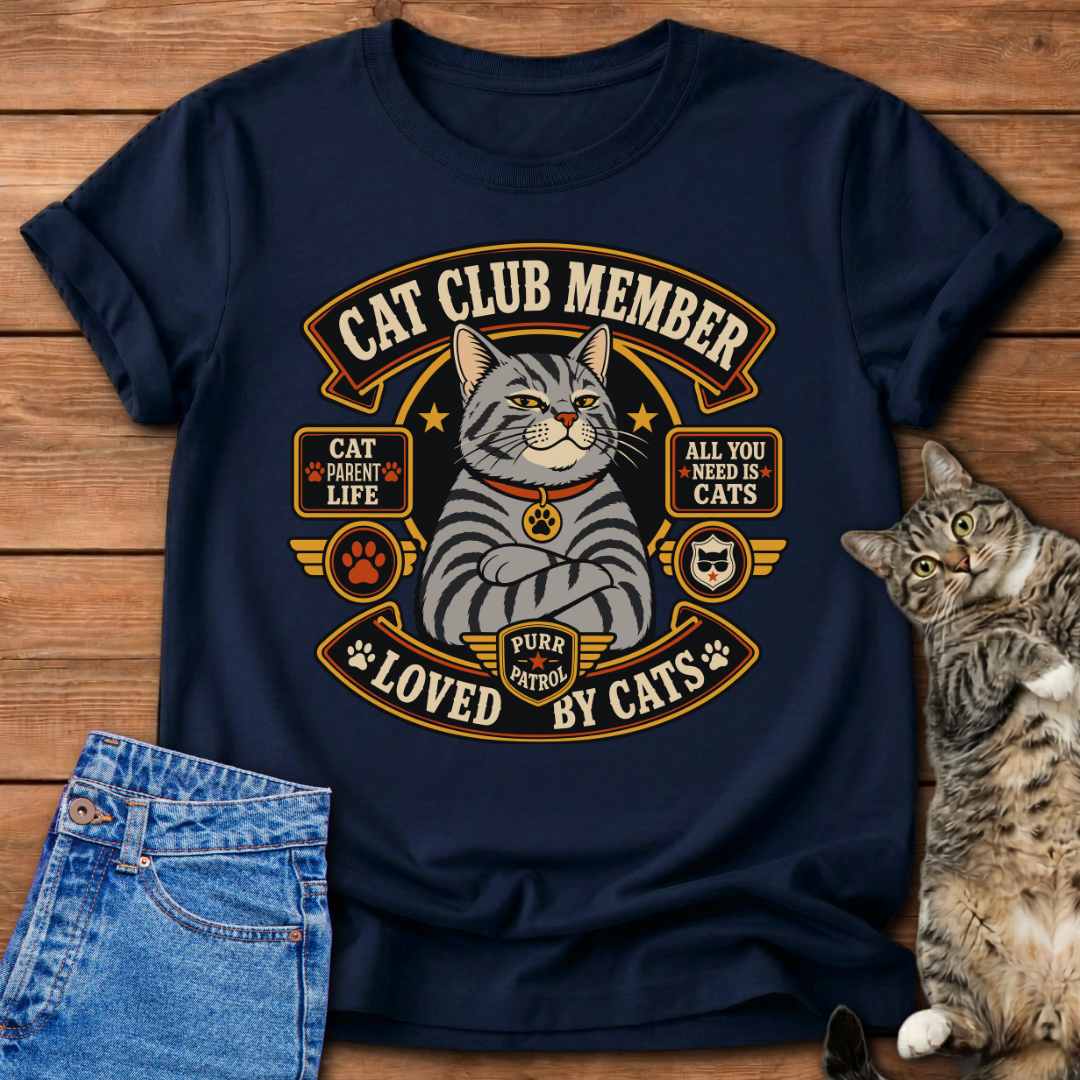 Cat Club Member T-Shirt