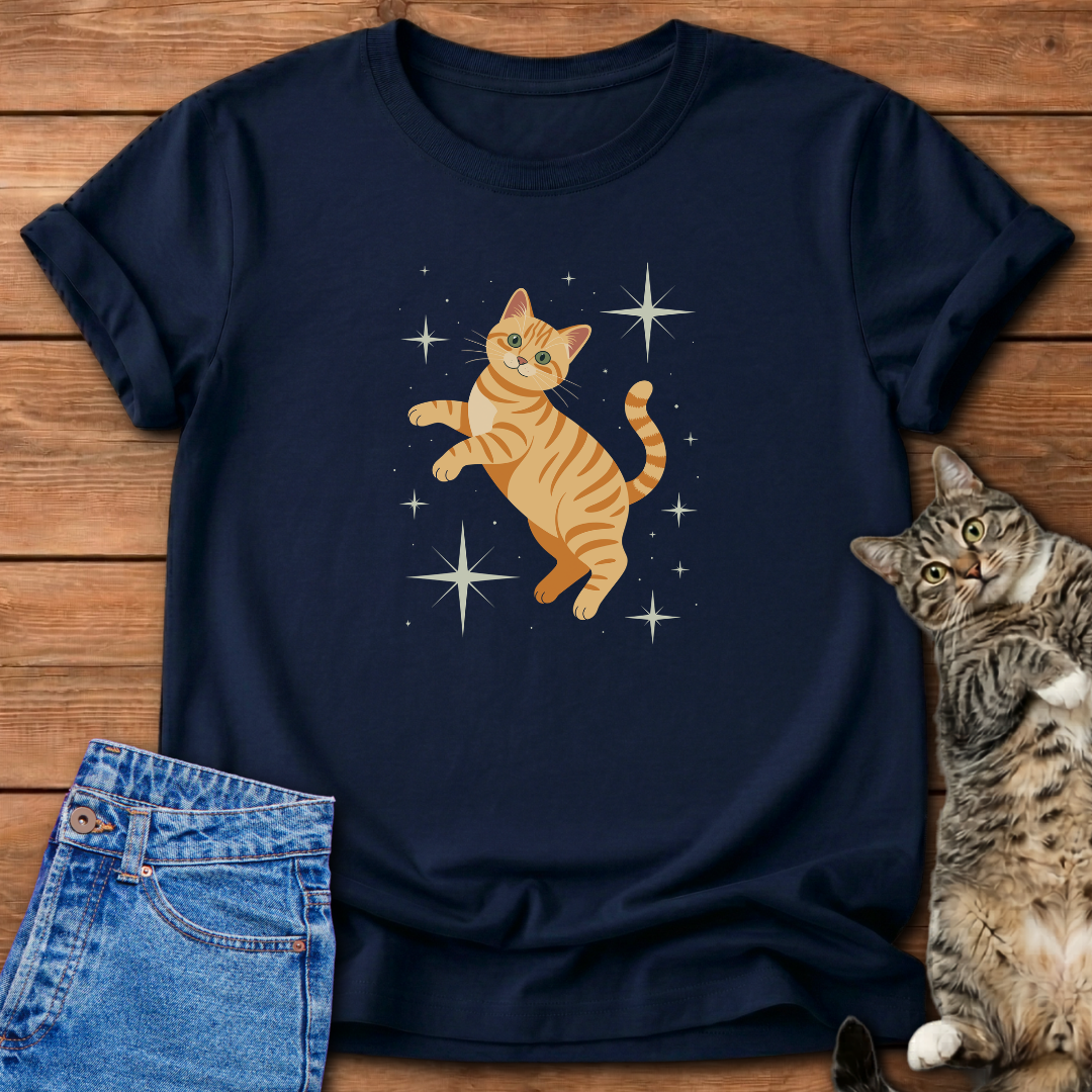 Cute Space Cat T-Shirt