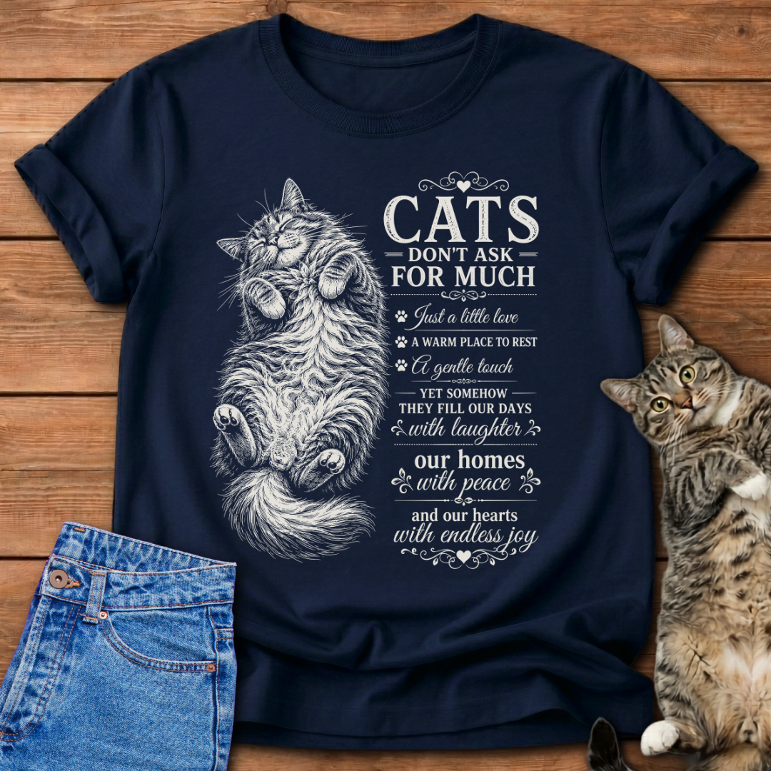 Cats Ask Little T-Shirt