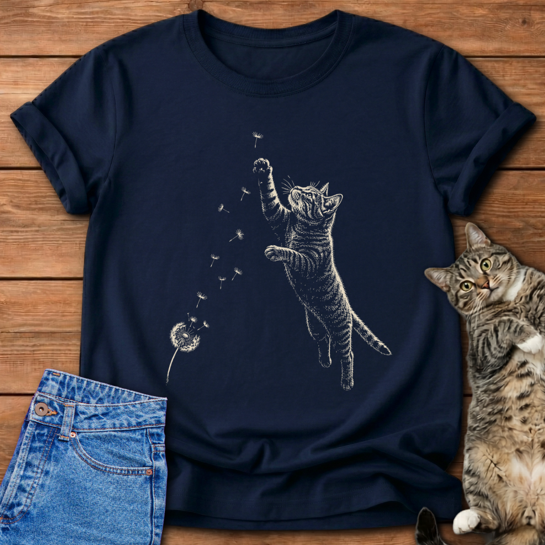 Chasing Wishes Cat T-Shirt