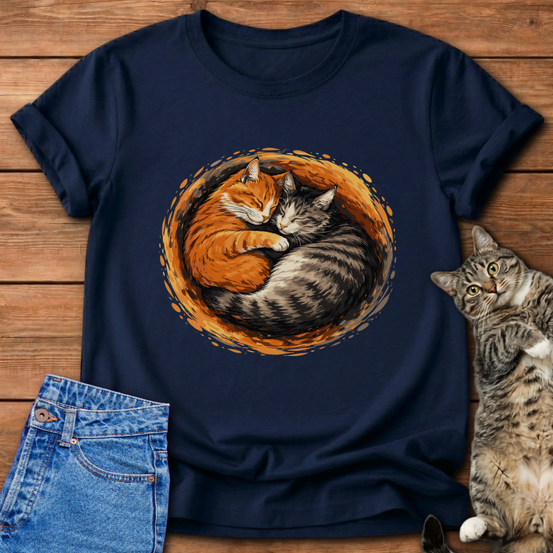 Cuddling Cats T-Shirt