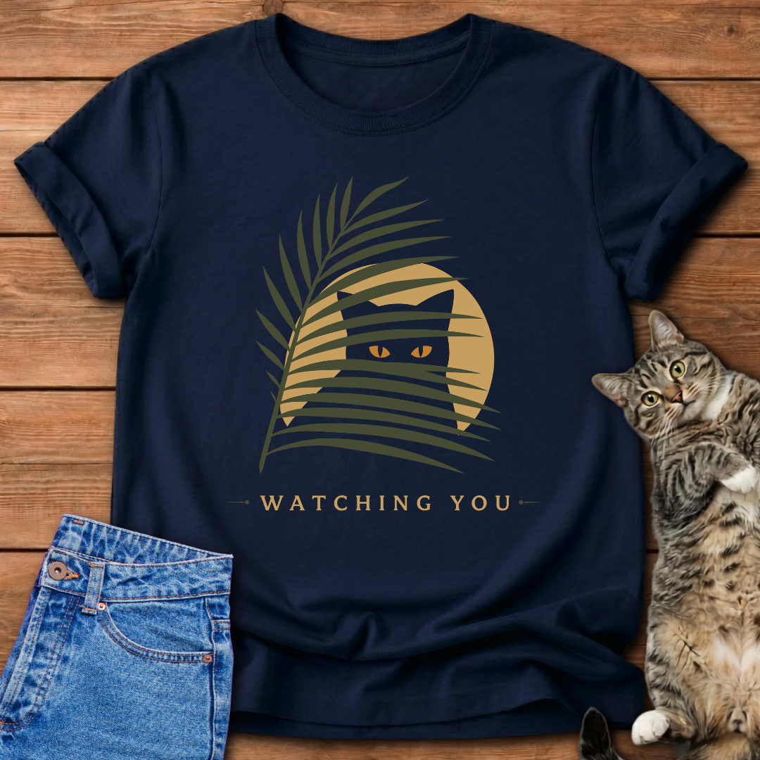 Watching You Cat T-Shirt