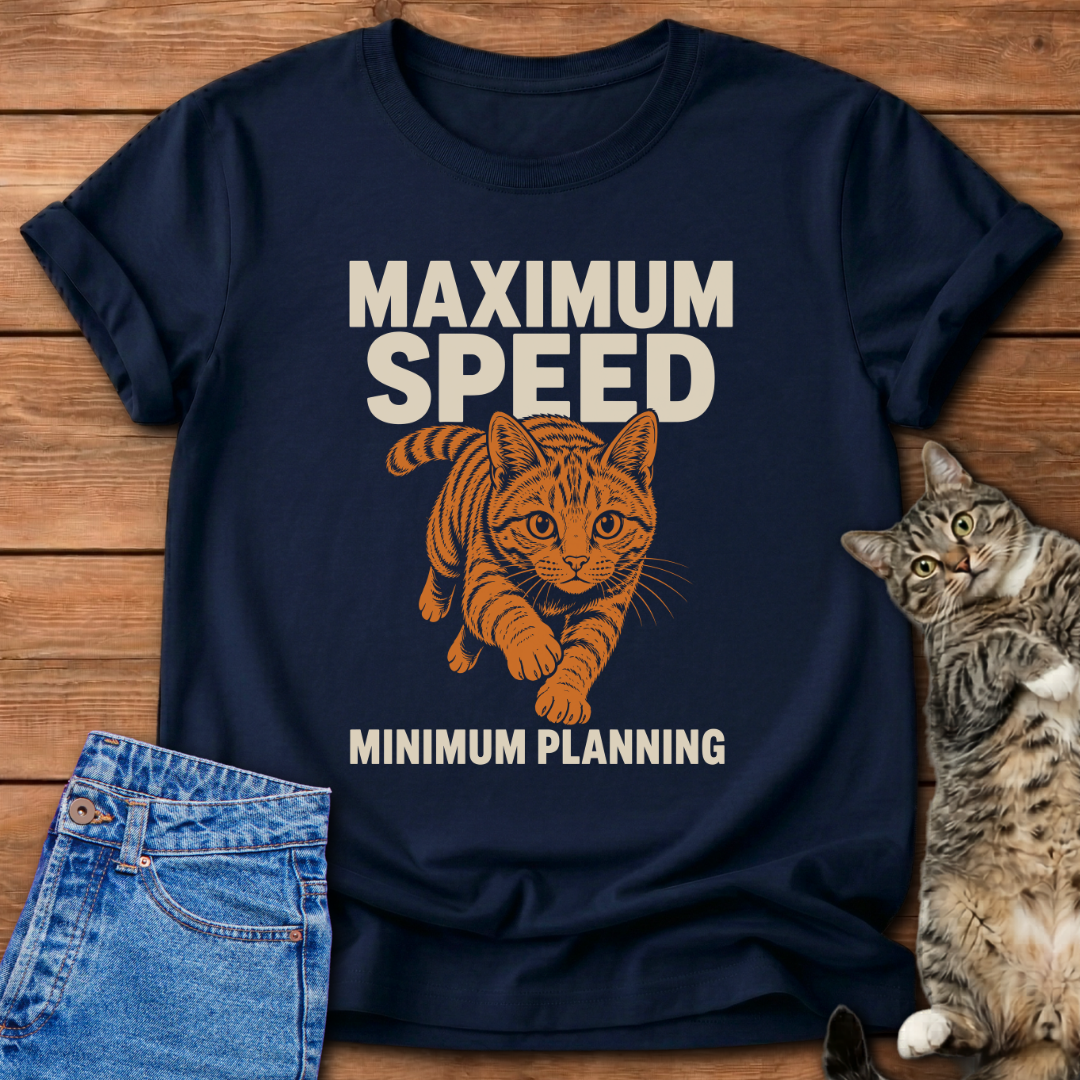 Maximum Speed Cat T-Shirt