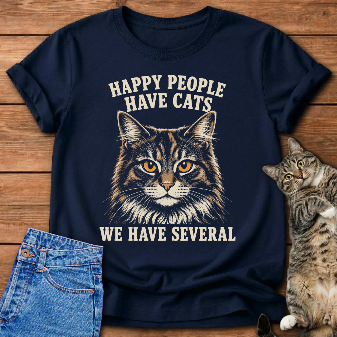 Happy Cat People T-Shirt