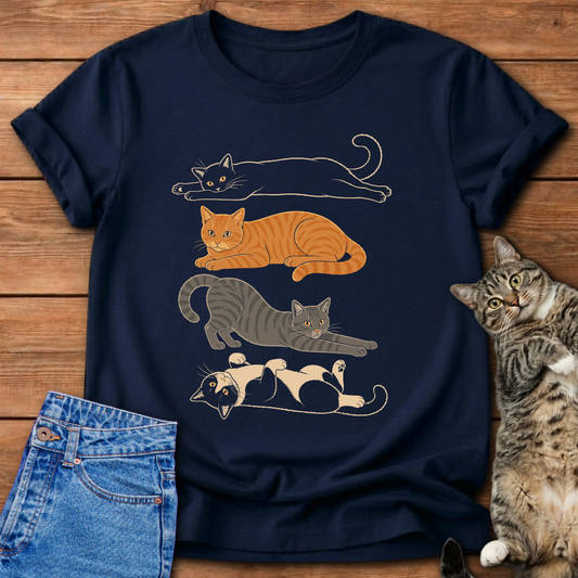 Relaxing Cats T-Shirt