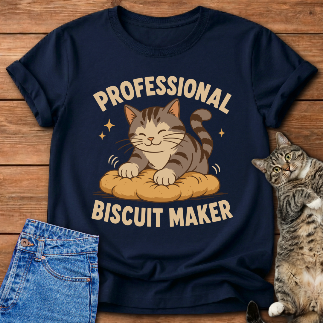 Professional Biscuit Maker Cat T-Shirt