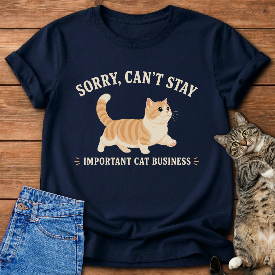 Important Cat Business T-Shirt