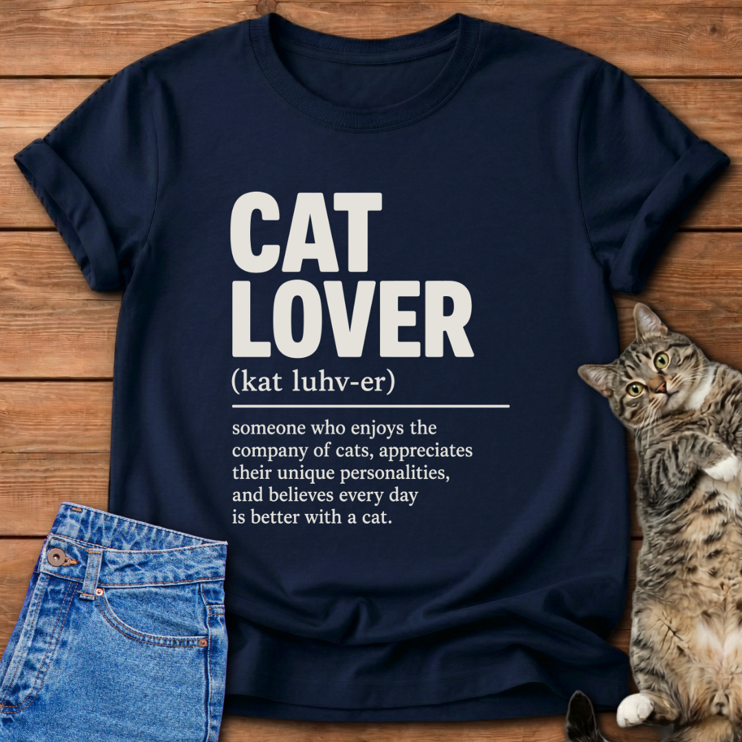Cat Lover Definition T-Shirt