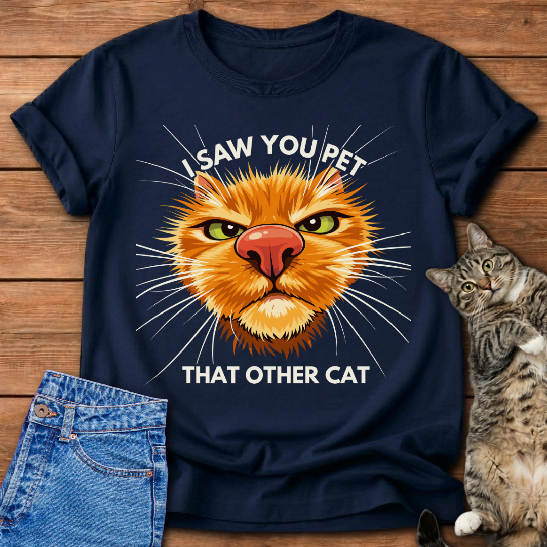 I Saw You Pet That Other Cat T-Shirt