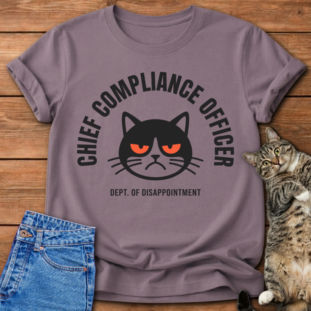 Chief Compliance Officer Cat T-Shirt