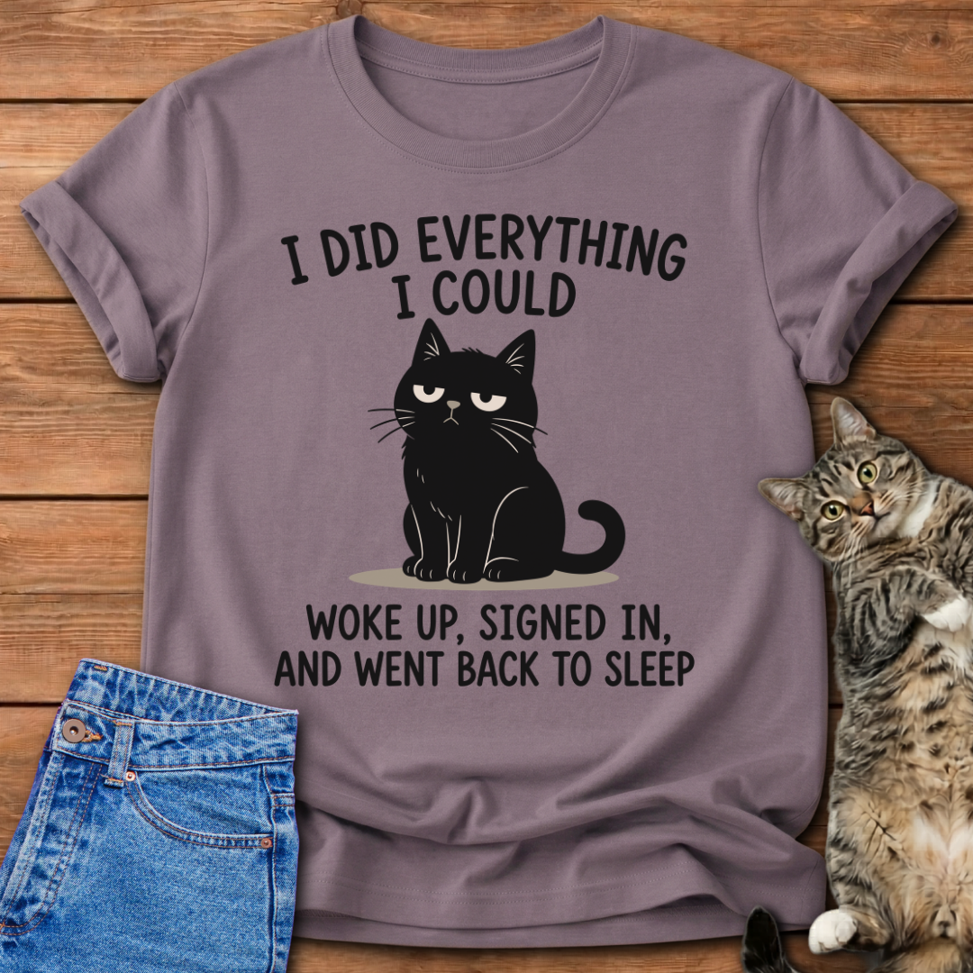 Productive Cat T-Shirt
