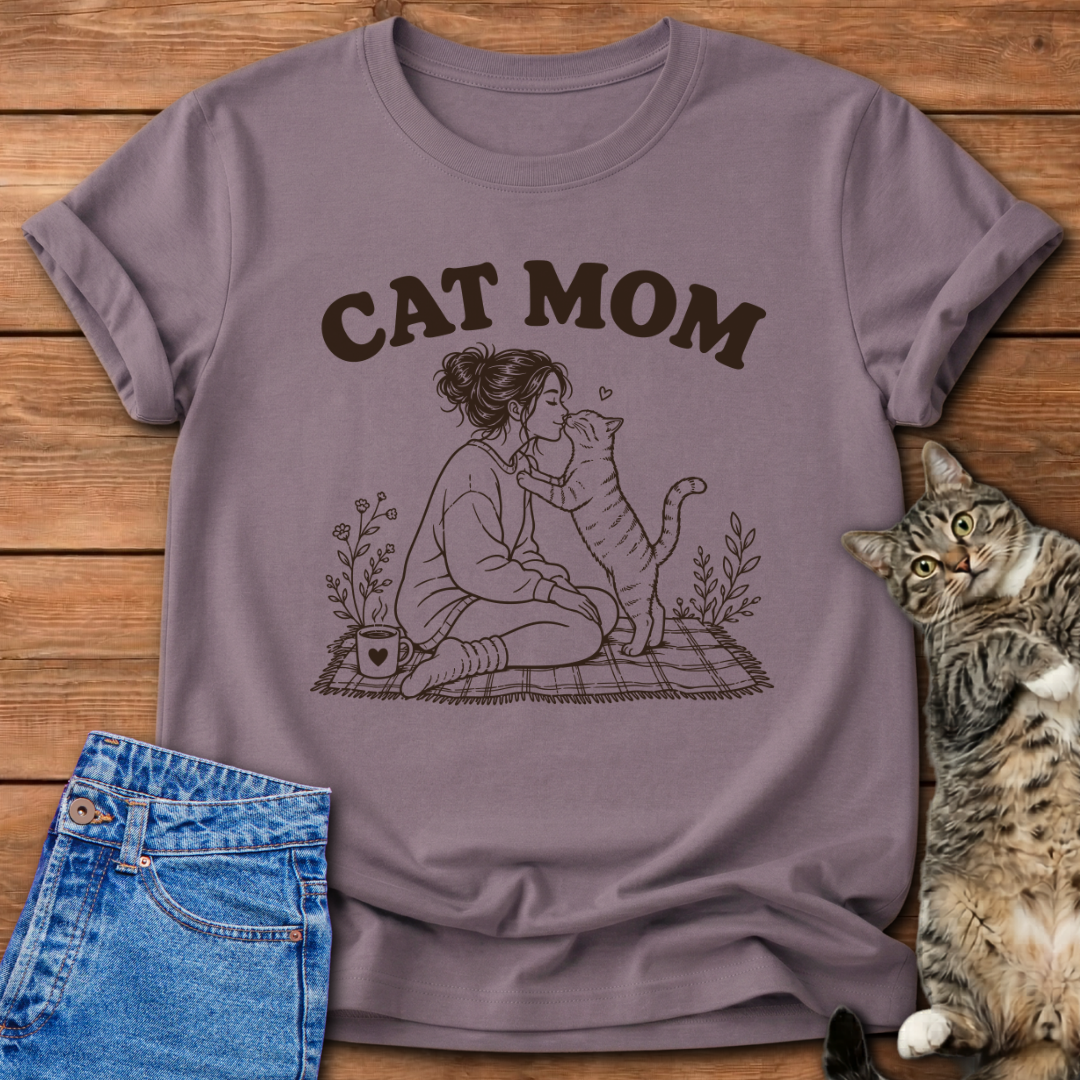 Cat Mom T-Shirt