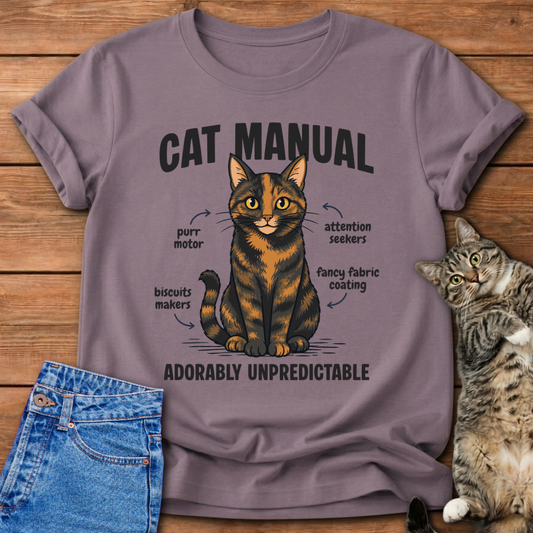Tortie Cat Manual T-Shirt