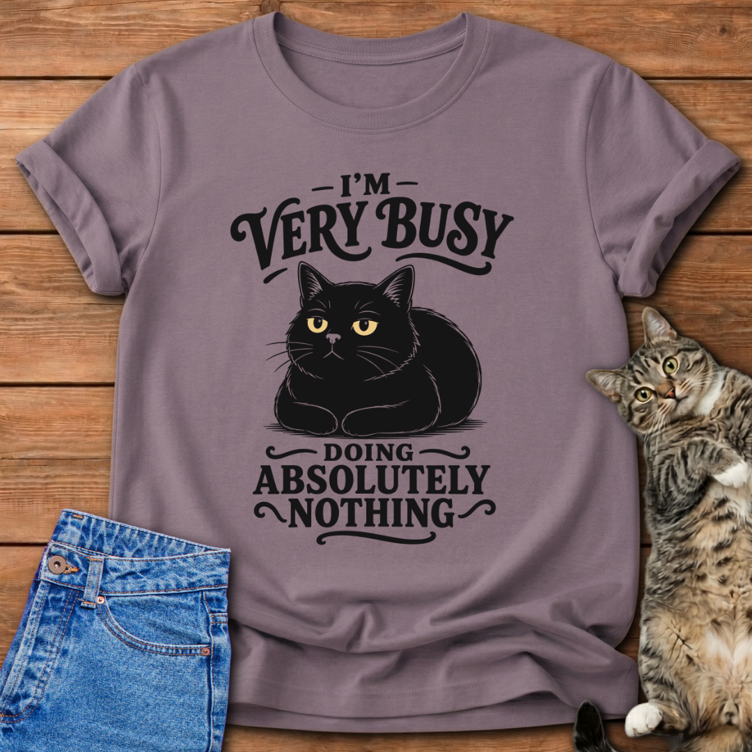 Busy Cat T-Shirt