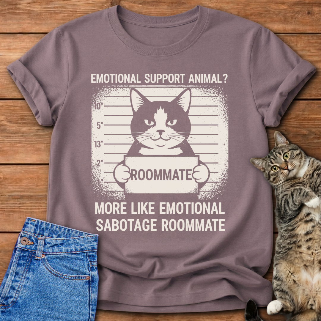 Emotional Sabotage Cat T-Shirt