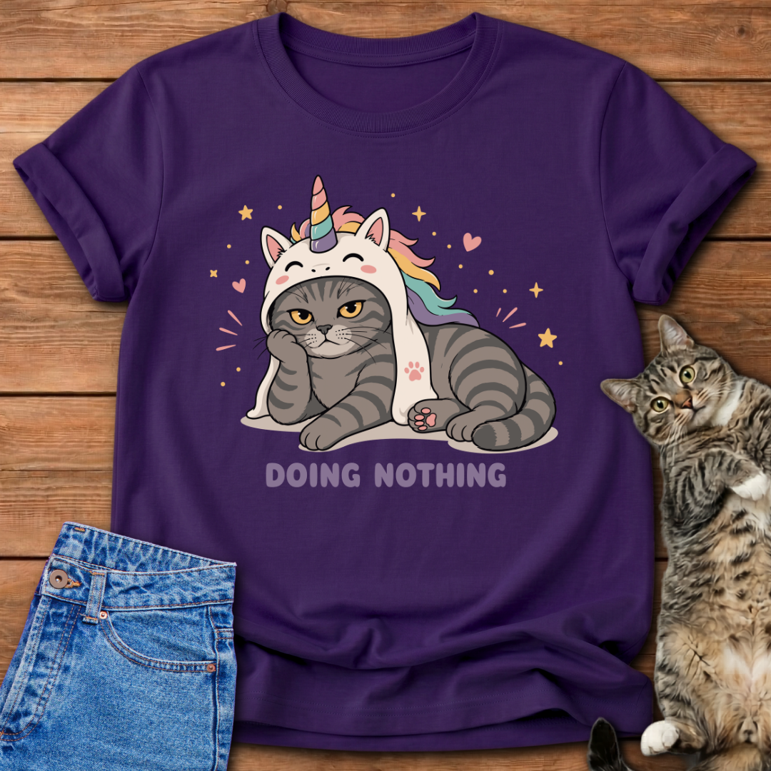 Doing Nothing T-Shirt Funny