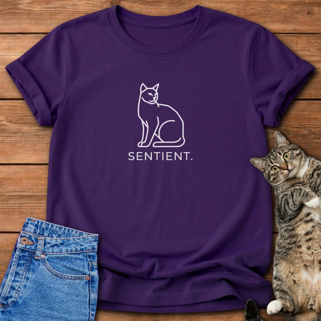 Sentient Cat T-Shirt