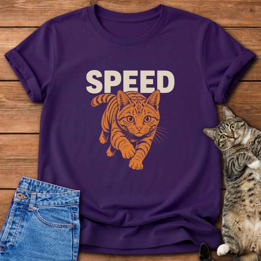 Orange Cat Speed T-Shirt