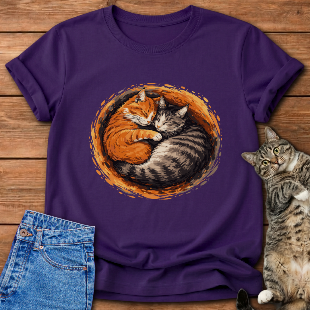 Cuddling Cats T-Shirt