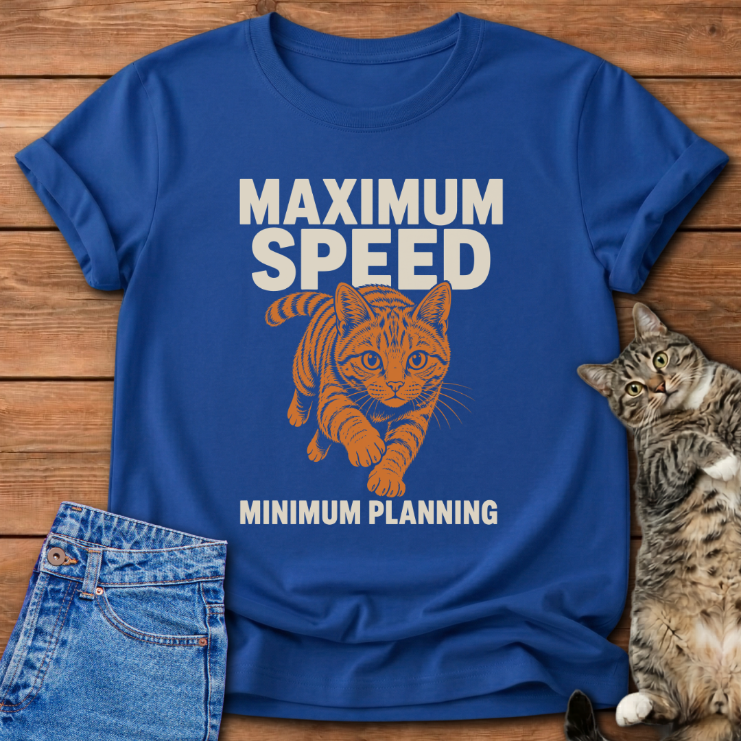 Maximum Speed Cat T-Shirt