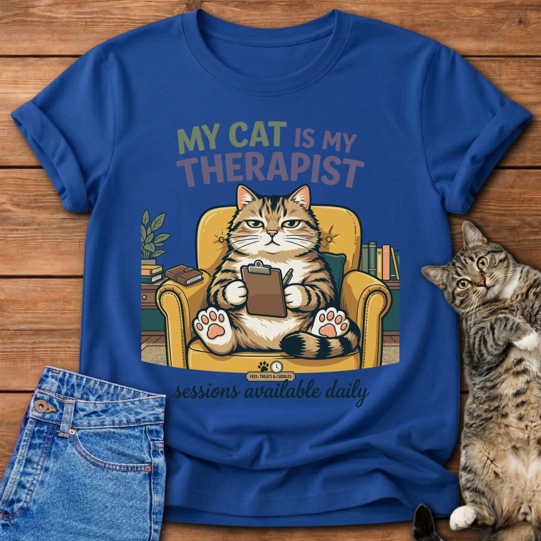 My Cat Is My Therapist T-Shirt