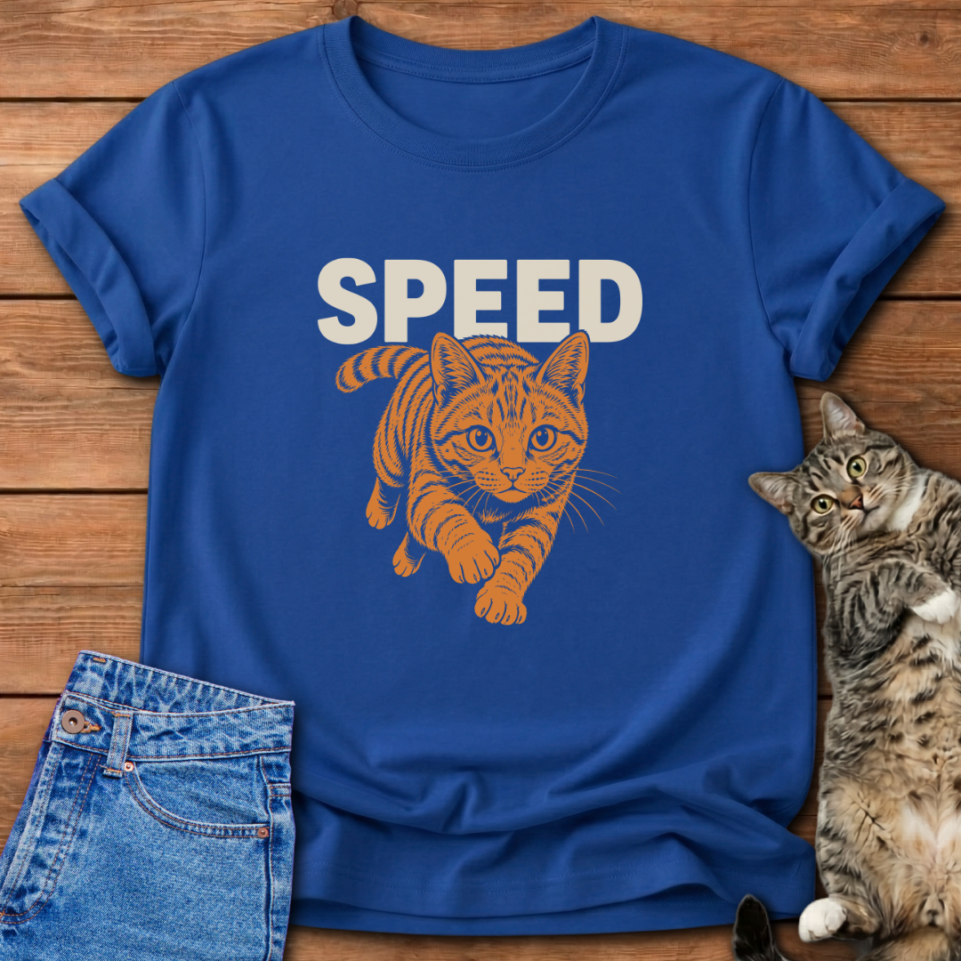 Orange Cat Speed T-Shirt