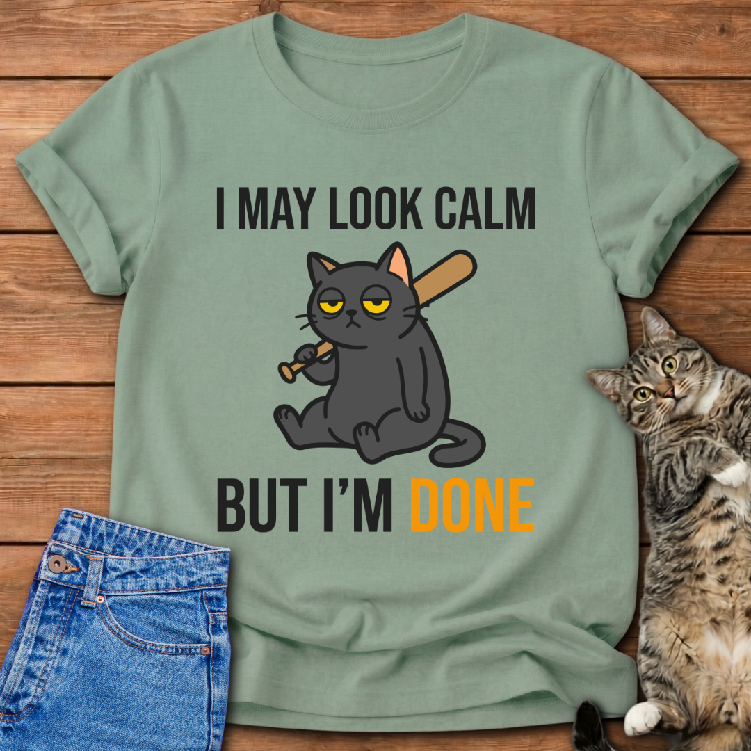 I’m Done Cat T-Shirt
