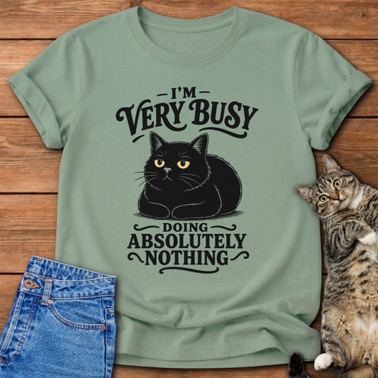 Busy Cat T-Shirt