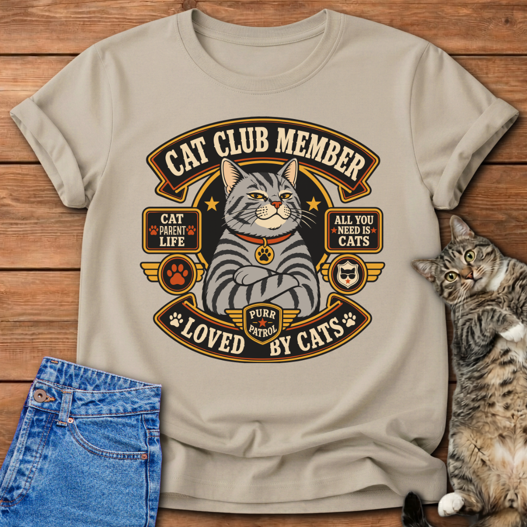 Cat Club Member T-Shirt