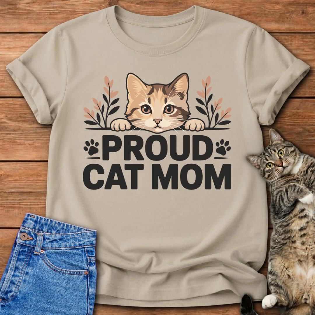 Proud Cat Mom T-Shirt