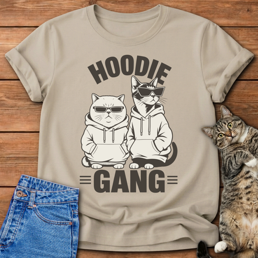 Hoodie Gang Cat T-Shirt