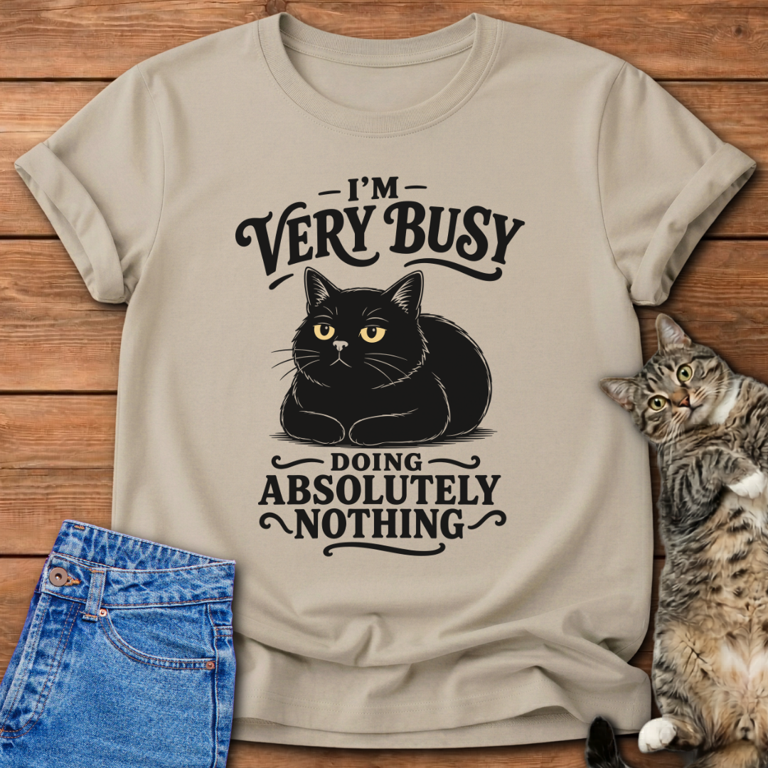 Busy Cat T-Shirt