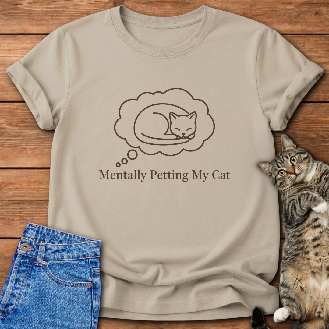 Petting My Cat T-Shirt