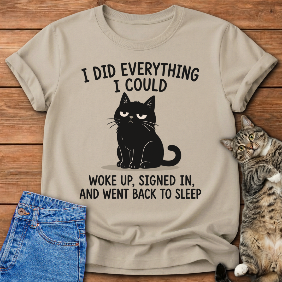 Productive Cat T-Shirt