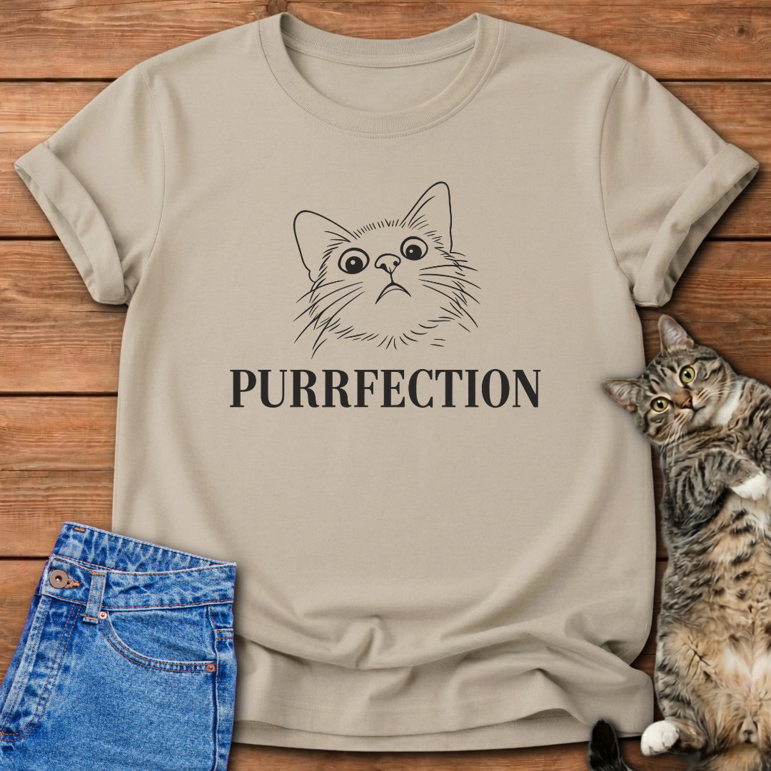 Purrfection Cat T-Shirt