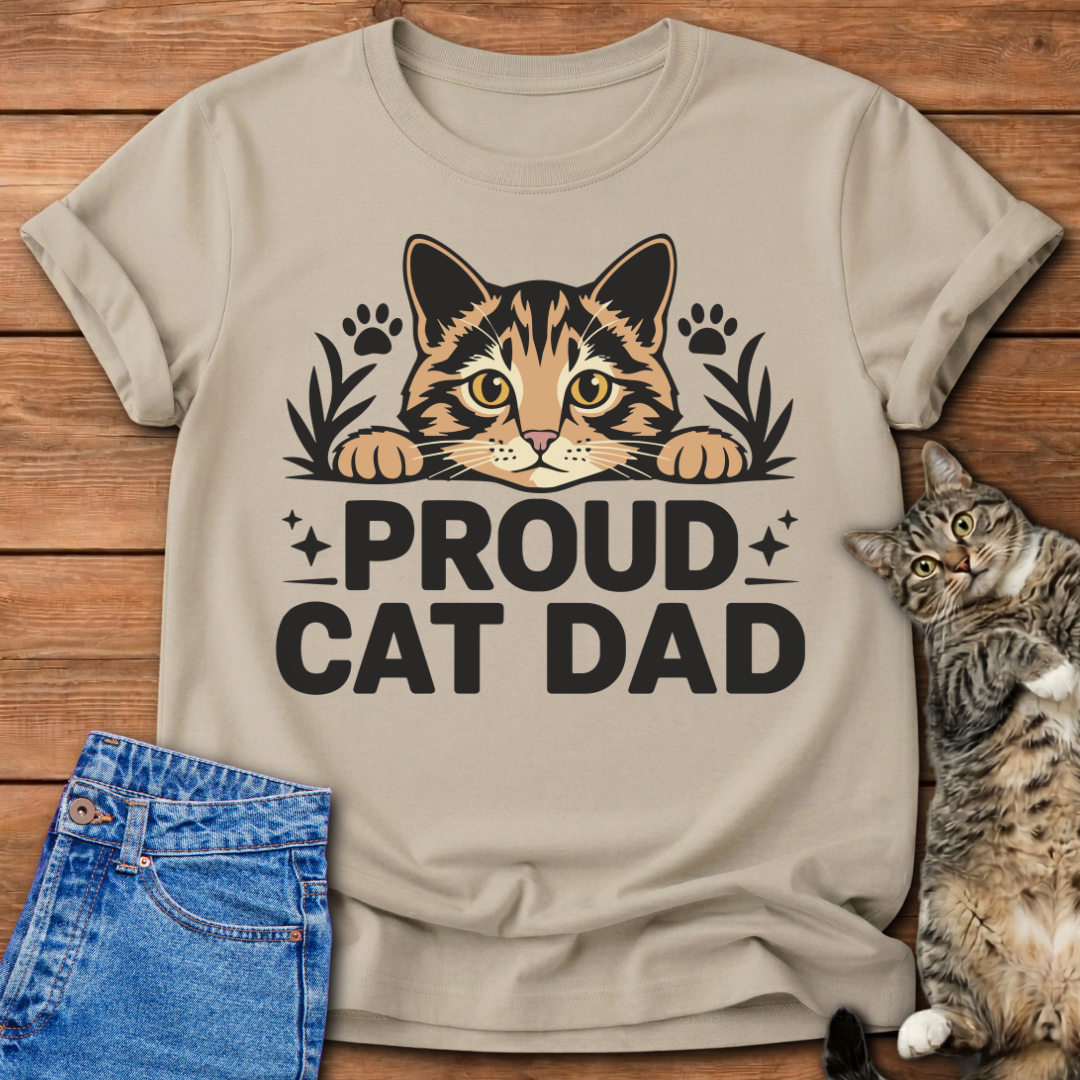 Proud Cat Dad T-Shirt