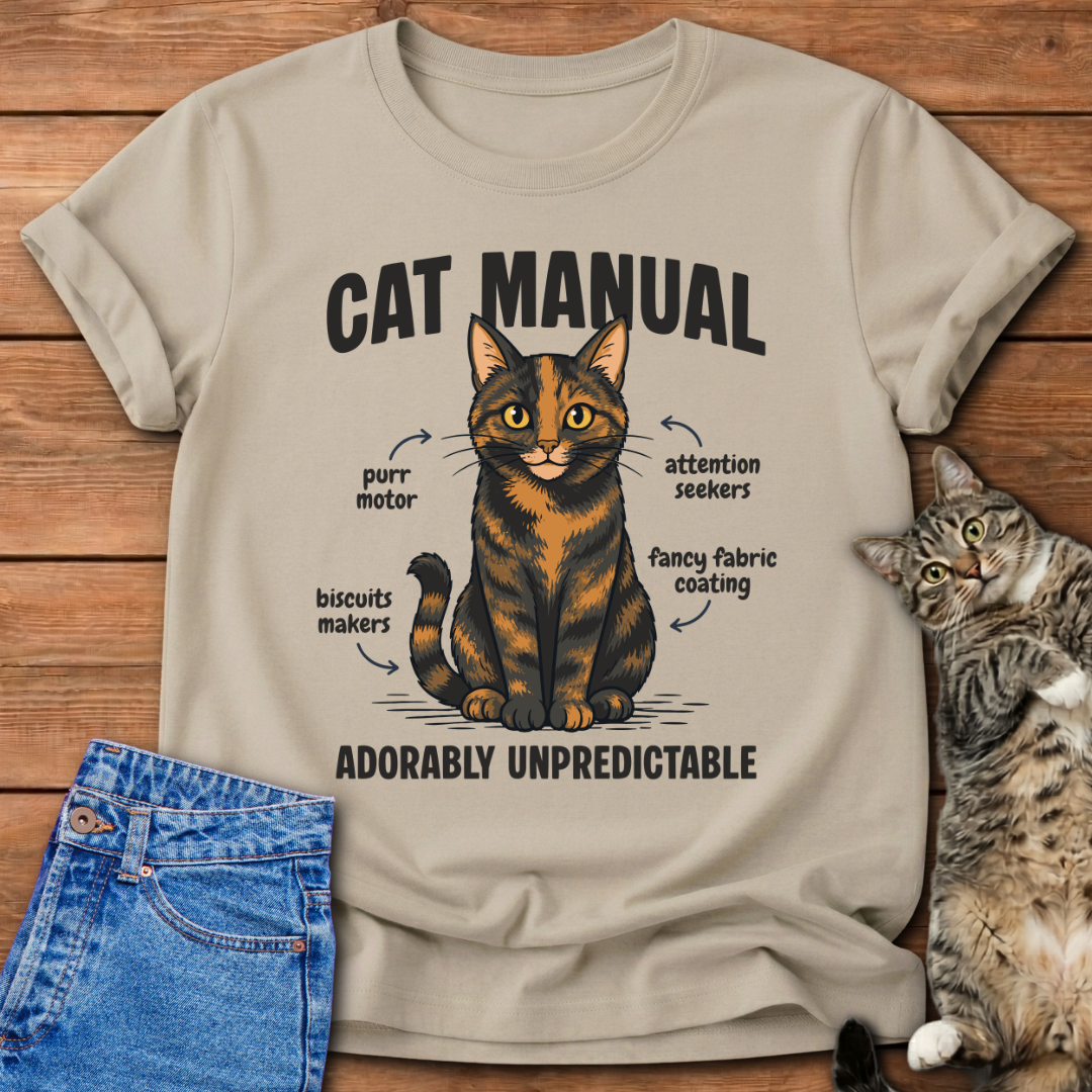 Tortie Cat Manual T-Shirt