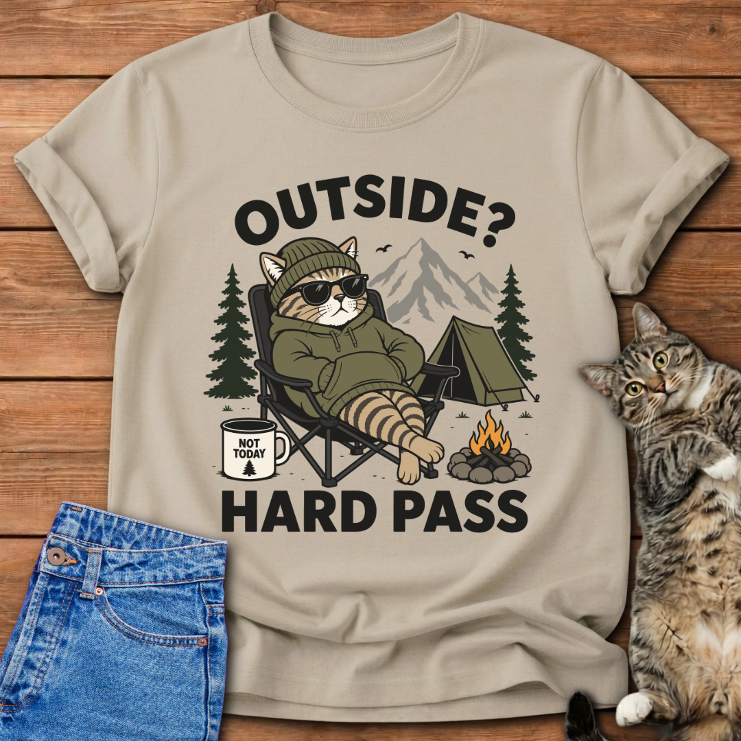 Camping Cat T-Shirt