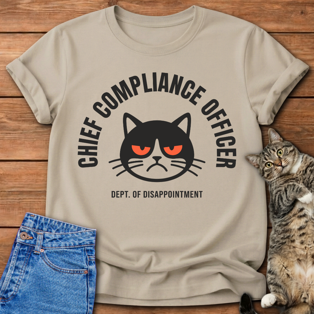 Chief Compliance Officer Cat T-Shirt