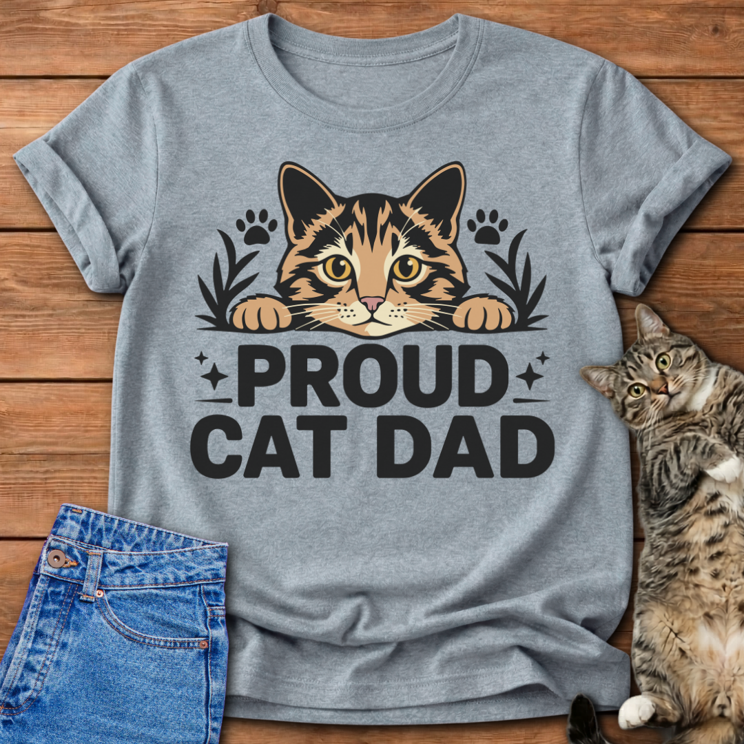 Proud Cat Dad T-Shirt