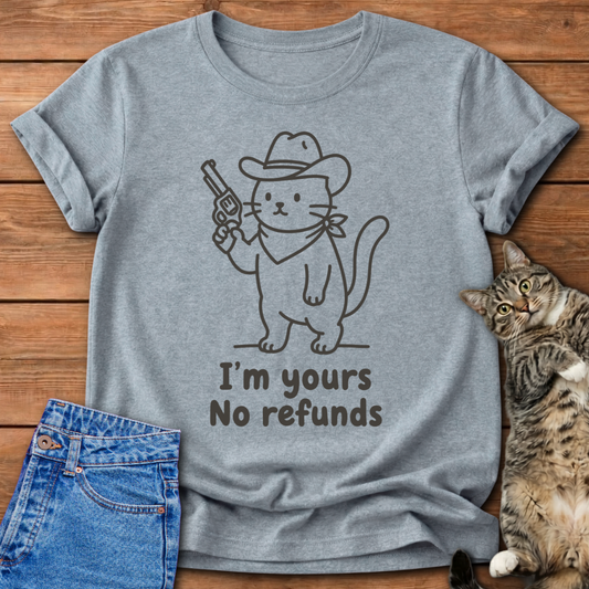 No Refunds Cowboy T-Shirt
