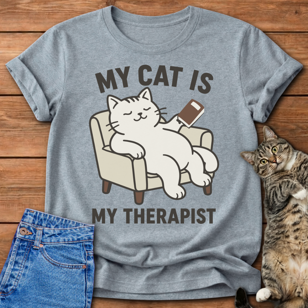 Cat Therapist T-Shirt