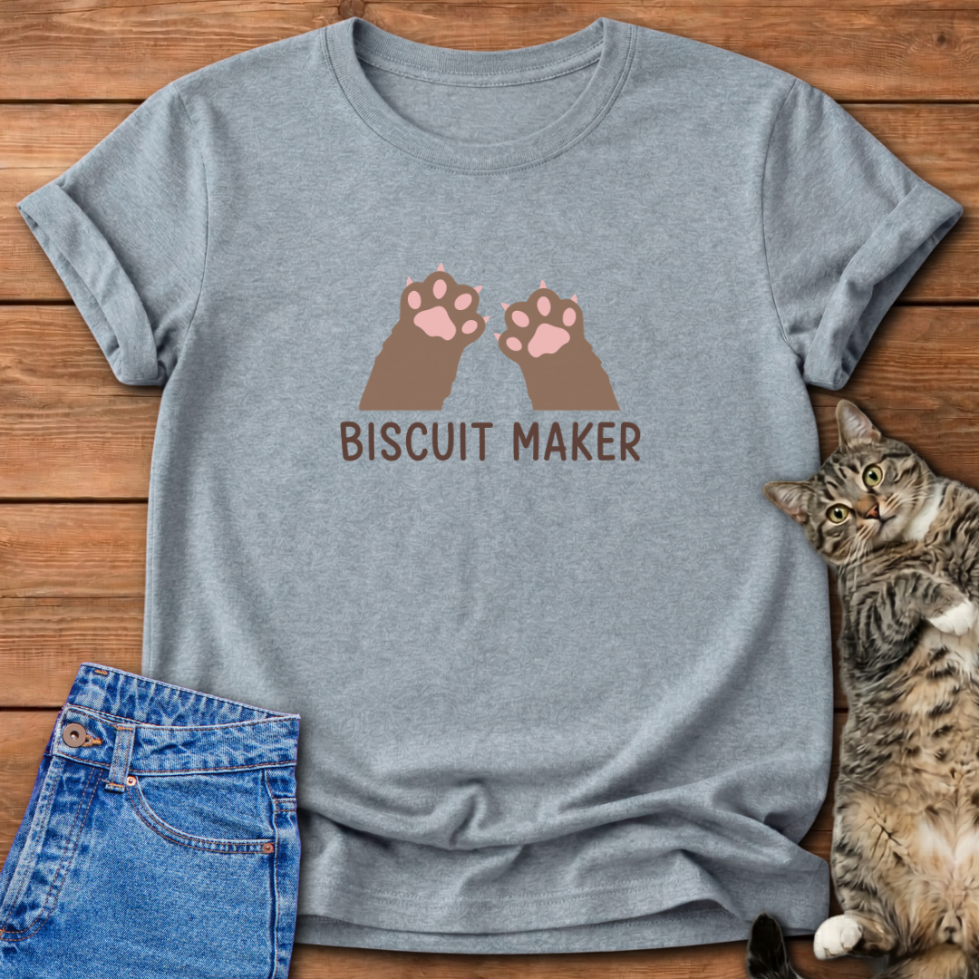 Making Biscuits Funny Cat T-Shirt