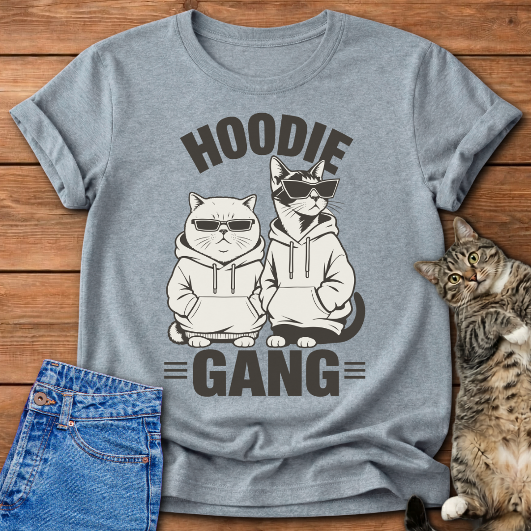 Hoodie Gang Cat T-Shirt
