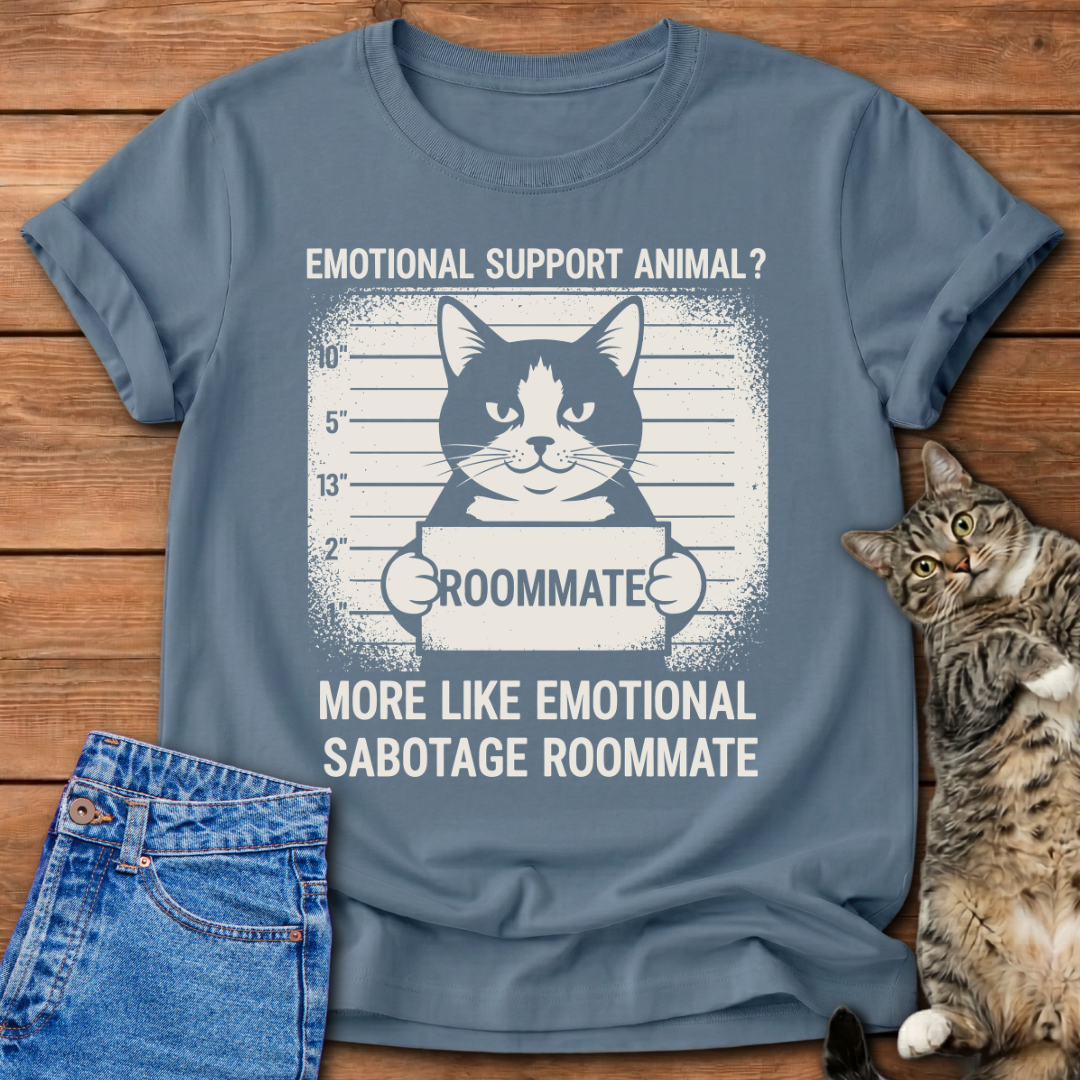 Emotional Sabotage Cat T-Shirt